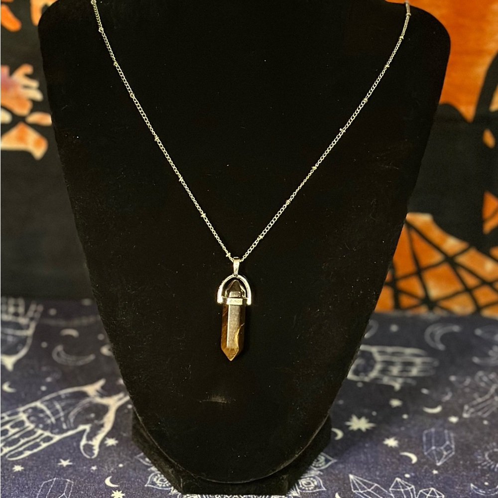 Tigers eye Pendant Necklace